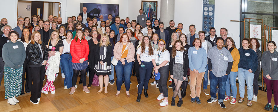 Group shot of attendees at zebrafish workshop